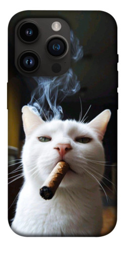 Чехол itsPrint Cat cigar для Apple iPhone 14 Pro (6.1")