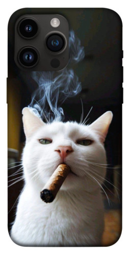 Чехол itsPrint Cat cigar для Apple iPhone 14 Pro Max (6.7")