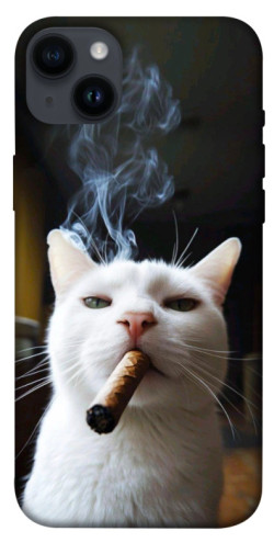 Чехол itsPrint Cat cigar для Apple iPhone 14 Plus (6.7")