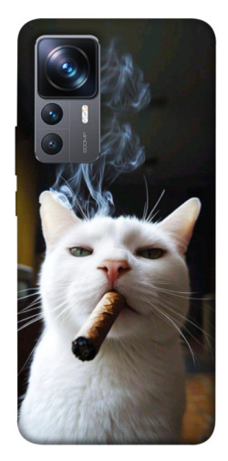 Чехол itsPrint Cat cigar для Xiaomi 12T / 12T Pro