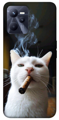 Чехол itsPrint Cat cigar для Realme C35