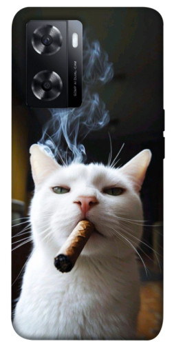 Чохол itsPrint Cat cigar для Oppo A57s