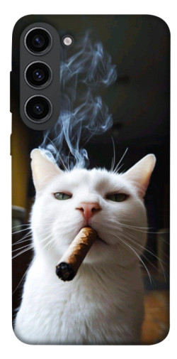 Чехол itsPrint Cat cigar для Samsung Galaxy S23