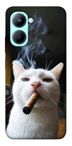 Чохол itsPrint Cat cigar для Realme C33