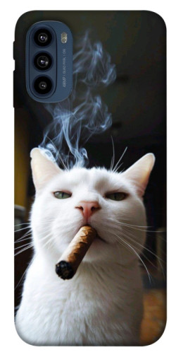 Чохол itsPrint Cat cigar для Motorola Moto G41