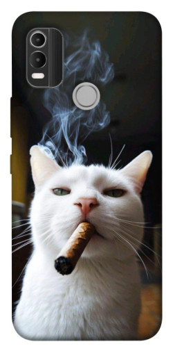 Чехол itsPrint Cat cigar для Nokia C21 Plus