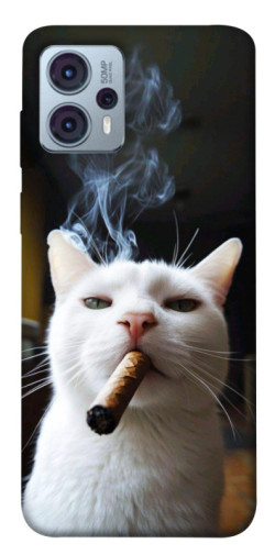 Чехол itsPrint Cat cigar для Motorola Moto G23