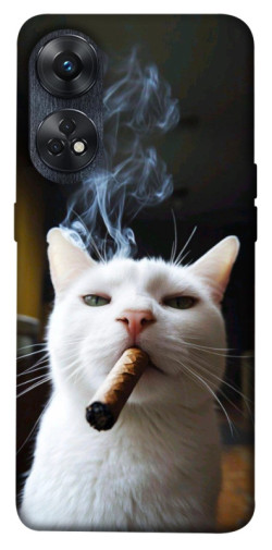 Чохол itsPrint Cat cigar для Oppo Reno 8 T 4G