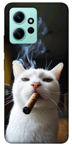 Чохол itsPrint Cat cigar для Xiaomi Redmi Note 12 4G