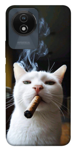 Чохол itsPrint Cat cigar для Vivo Y02