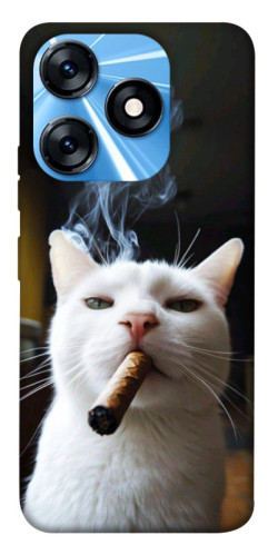 Чехол itsPrint Cat cigar для TECNO Spark 10 Pro