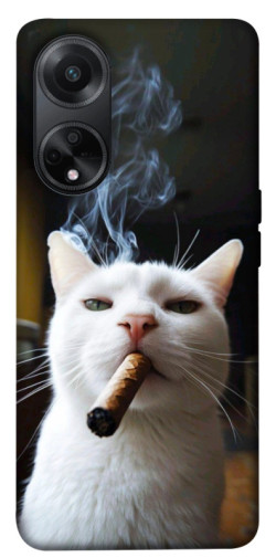 Чохол itsPrint Cat cigar для Oppo A58 4G