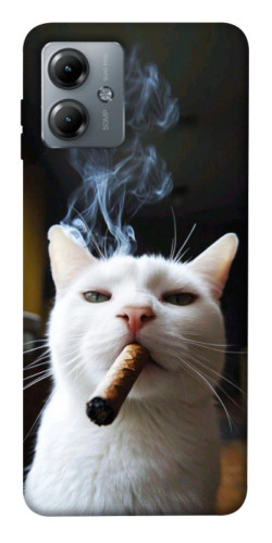Чохол itsPrint Cat cigar для Motorola Moto G14