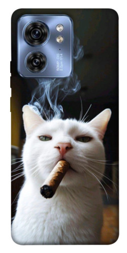 Чохол itsPrint Cat cigar для Motorola Edge 40