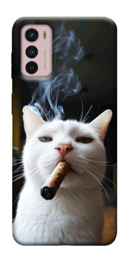 Чохол itsPrint Cat cigar для Motorola Moto G42