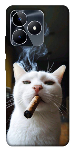 Чехол itsPrint Cat cigar для Realme C53
