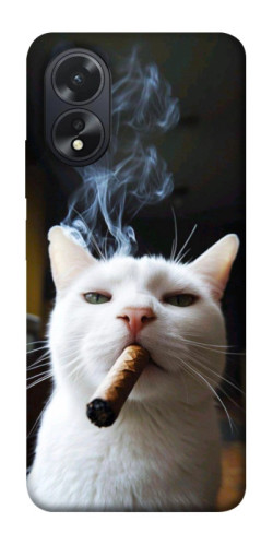 Чохол itsPrint Cat cigar для Oppo A38