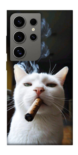Чехол itsPrint Cat cigar для Samsung Galaxy S24 Ultra