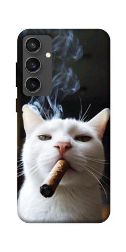 Чехол itsPrint Cat cigar для Samsung Galaxy S24 FE