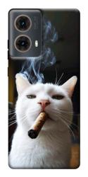 Чехол itsPrint Cat cigar для Motorola Moto G85