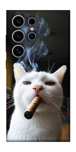 Чехол itsPrint Cat cigar для Samsung Galaxy S25 Ultra