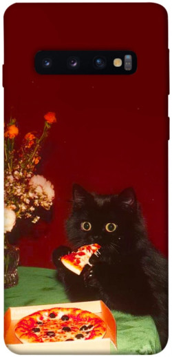 Чехол itsPrint Pizza paws для Samsung Galaxy S10