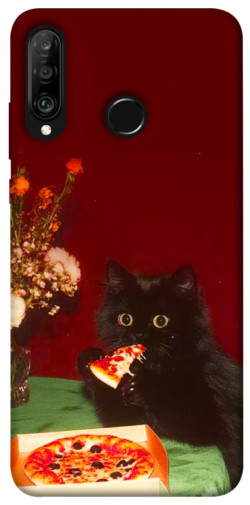 Чехол itsPrint Pizza paws для Huawei P30 lite