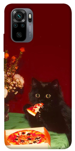 Чехол itsPrint Pizza paws для Xiaomi Redmi Note 10 / Note 10s