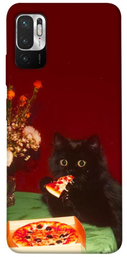 Чехол itsPrint Pizza paws для Xiaomi Redmi Note 10 5G