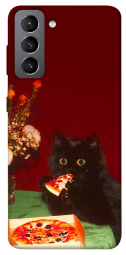 Чехол itsPrint Pizza paws для Samsung Galaxy S21 FE