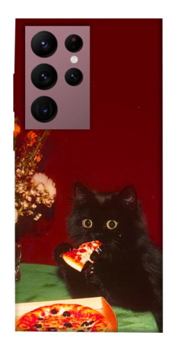 Чехол itsPrint Pizza paws для Samsung Galaxy S22 Ultra