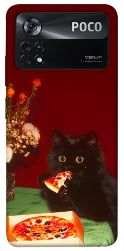 Чехол itsPrint Pizza paws для Xiaomi Poco X4 Pro 5G