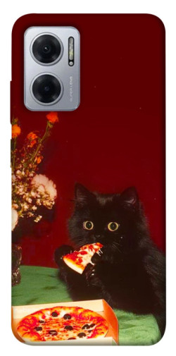 Чехол itsPrint Pizza paws для Xiaomi Redmi Note 11E