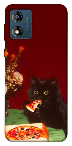 Чехол itsPrint Pizza paws для Motorola Moto E13