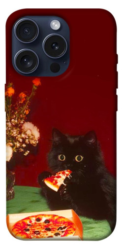 Чехол itsPrint Pizza paws для Apple iPhone 15 Pro (6.1")