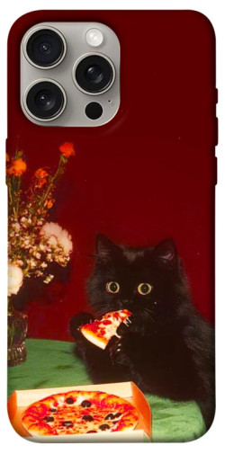 Чехол itsPrint Pizza paws для Apple iPhone 15 Pro Max (6.7")