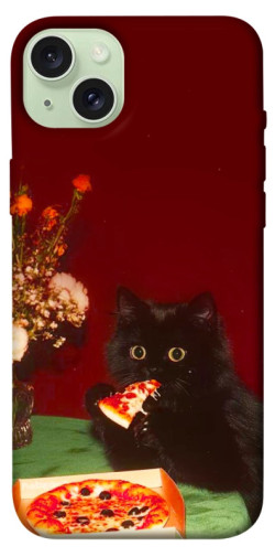 Чехол itsPrint Pizza paws для Apple iPhone 15 Plus (6.7")