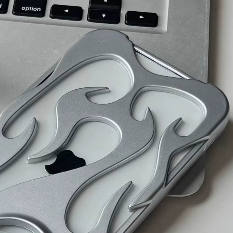 3D TPU чехол WinFire для Apple iPhone 15 (6.1) | Металлик на картинке №3