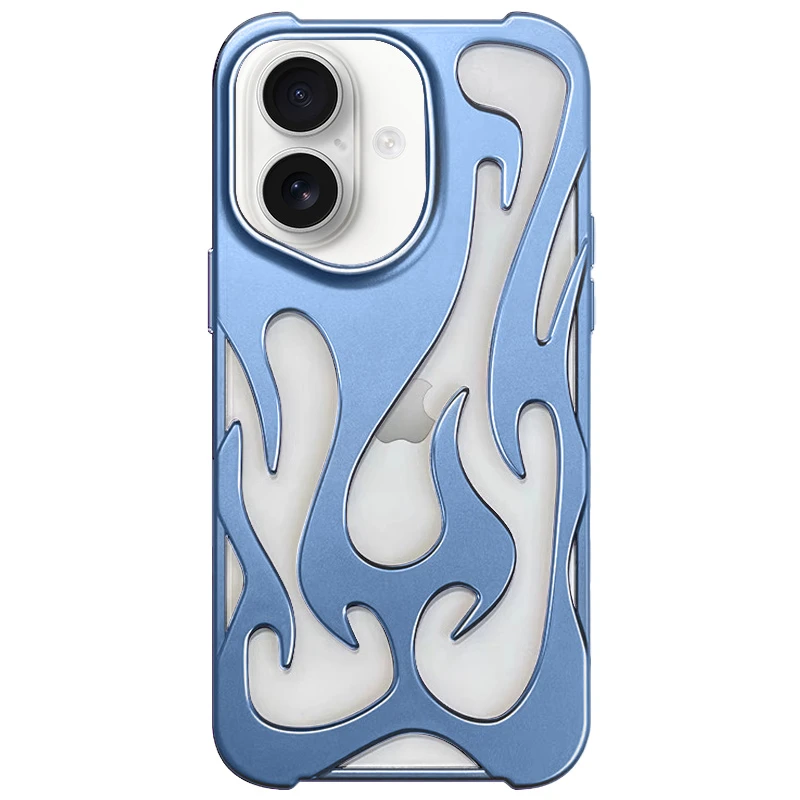 Чехол TPU WinFire для Apple iPhone 16 (6.1"), Blue, TPU, купить оптом с доставкой