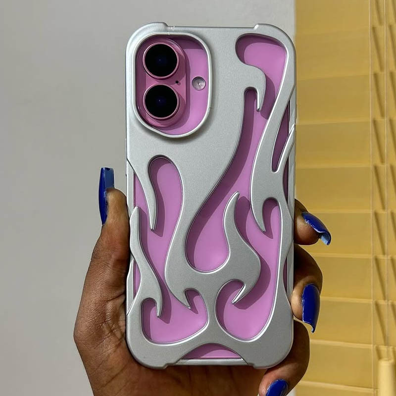 3D TPU чехол WinFire для Apple iPhone 16 Plus (6.7) | Металлик на картинке №2