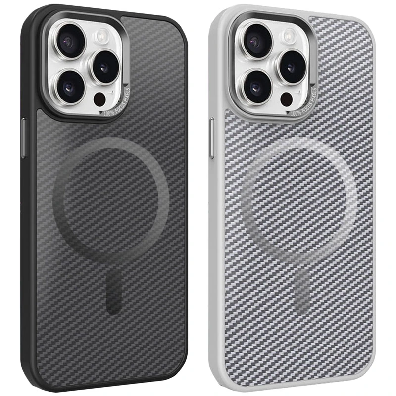 Чехол TPU+PC Carbon Mirage with MagSafe для Apple iPhone 14 Pro (6.1)