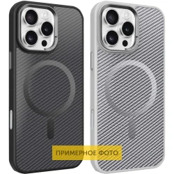 Чохол TPU+PC Carbon Mirage with MagSafe для Apple iPhone 16 Plus (6.7")