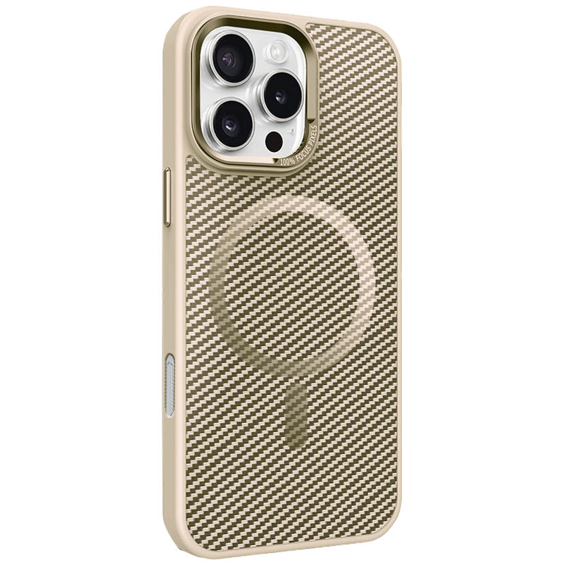 Чохол Carbon Mirage with MagSafe для Apple iPhone 16 Pro Max (6.9) | Metal Buttons на малюнкі №1