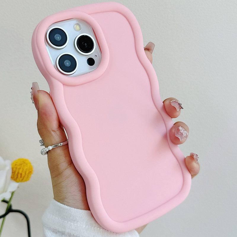 Защитный TPU чехол Ripple для Apple iPhone 12 Pro (6.1) | С волнистыми краями на картинке №2