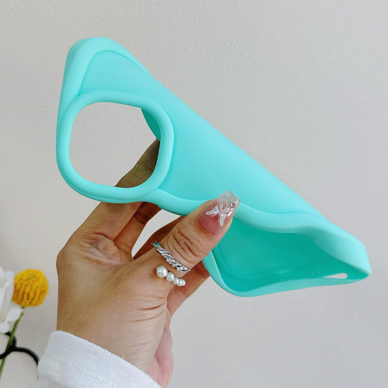 Защитный TPU чехол Ripple для Apple iPhone 12 Pro (6.1) | С волнистыми краями на картинке №2