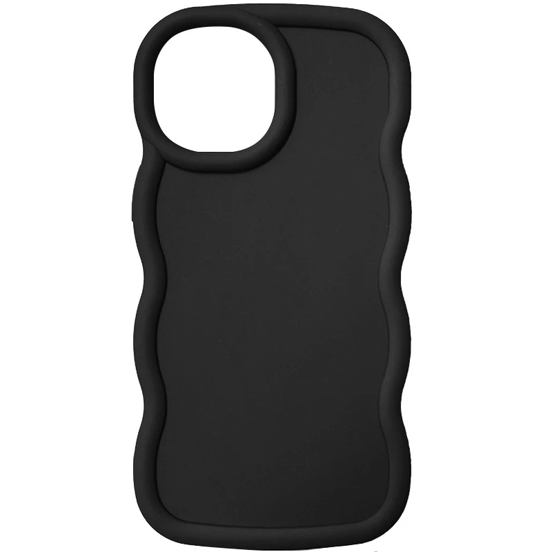 Чехол TPU Ripple для Apple iPhone 15 (6.1"), Black, TPU, купить оптом с доставкой