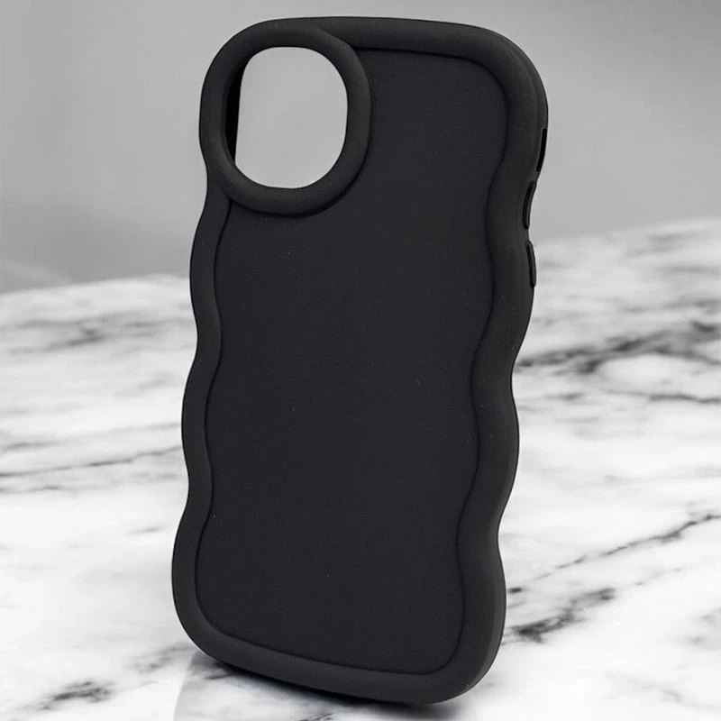 Чехол TPU Ripple для Apple iPhone 15 (6.1"), Black 1, TPU, купить оптом с доставкой