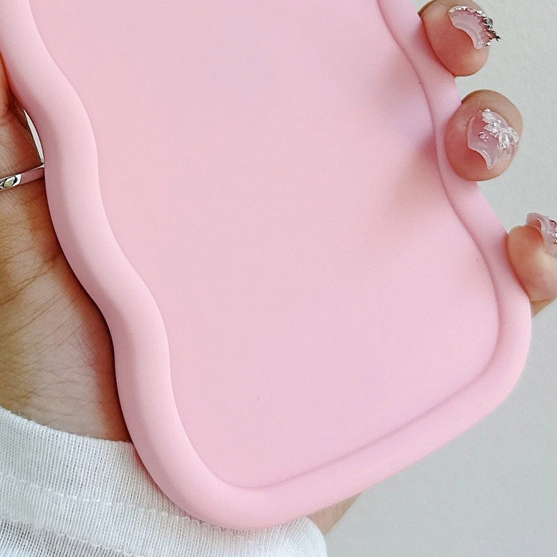 Чехол TPU Ripple для Apple iPhone 15 (6.1"), Pink 1, TPU, купить оптом с доставкой