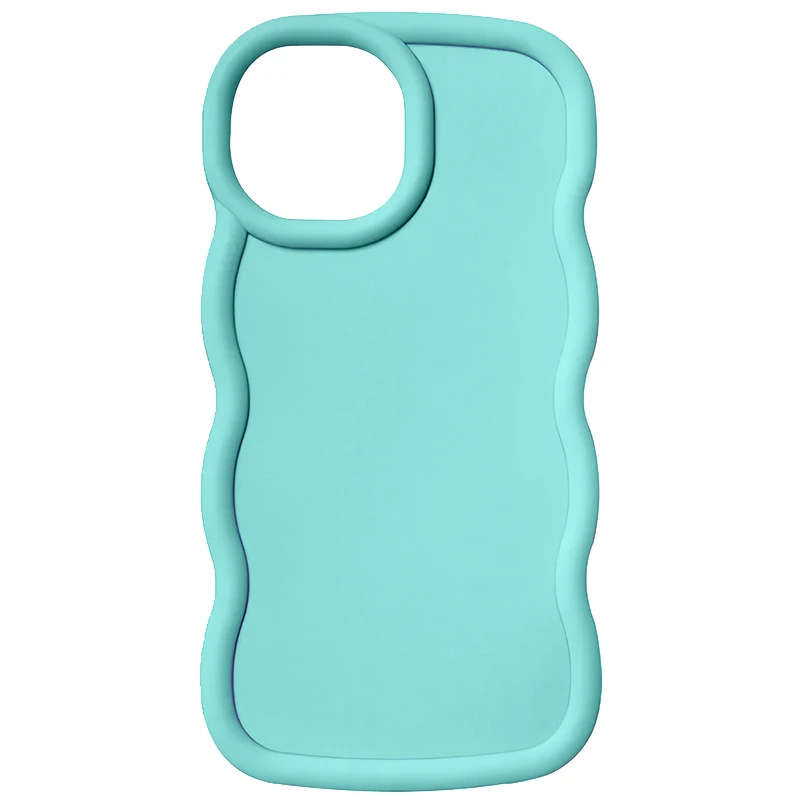 Чехол TPU Ripple для Apple iPhone 15 (6.1"), Turquoise, TPU, купить оптом с доставкой