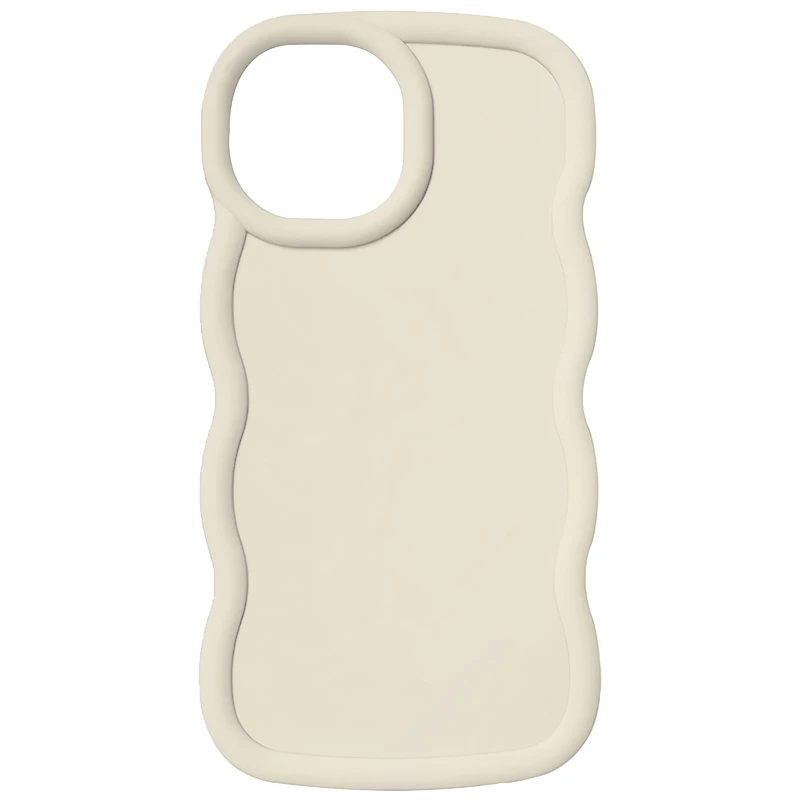 Чехол TPU Ripple для Apple iPhone 15 Pro (6.1"), Antique White, TPU, купить оптом с доставкой
